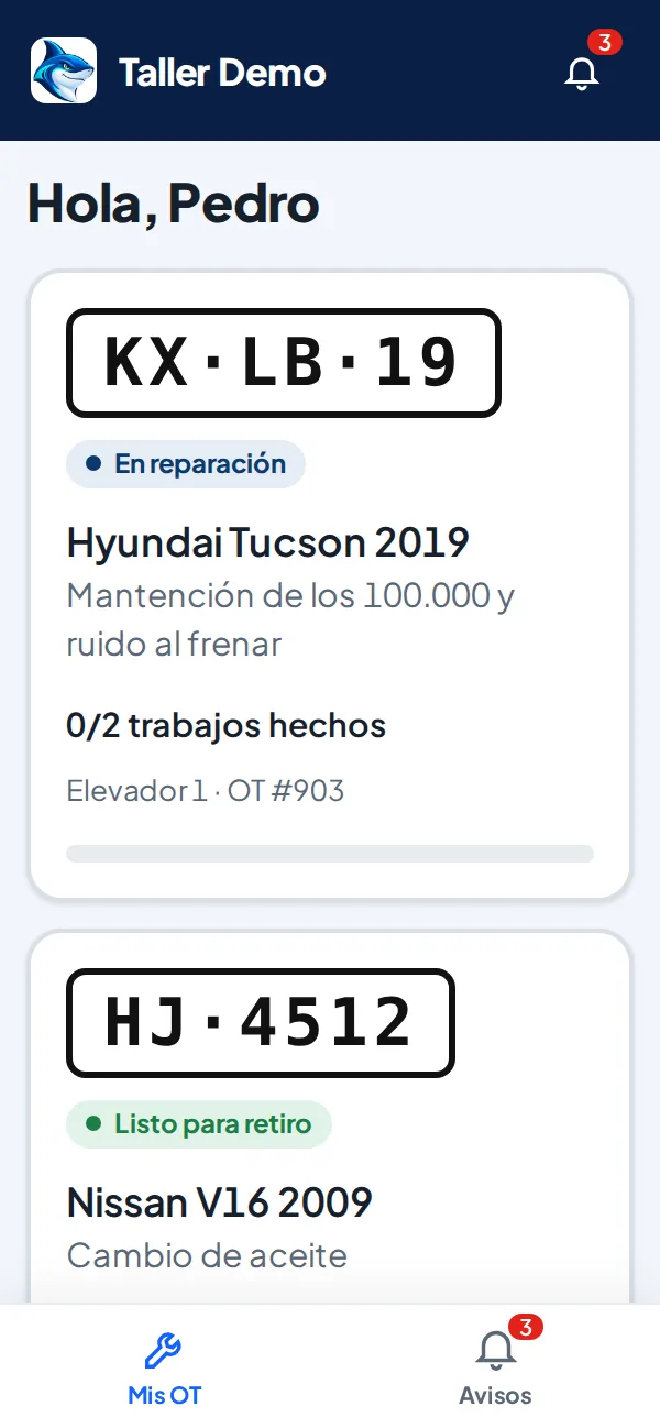App del mecánico