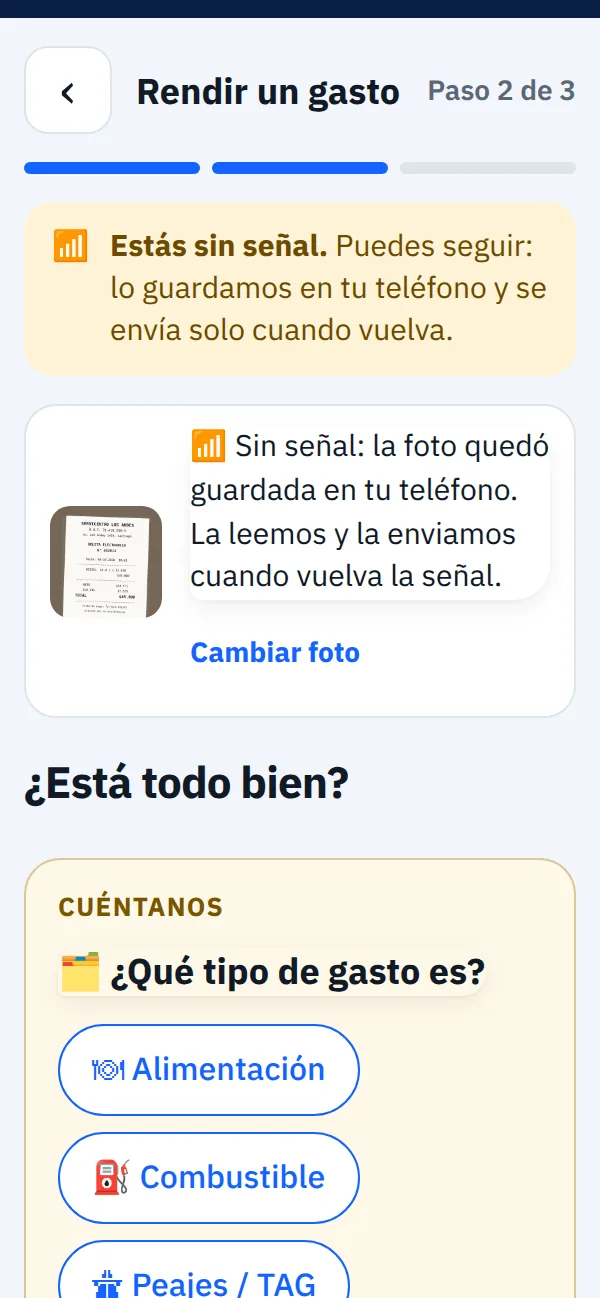 Funciona sin señal