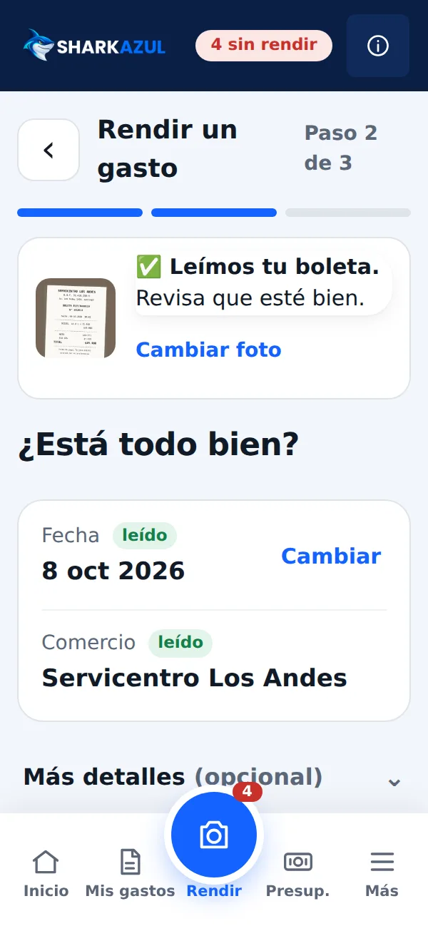 Elija ítem y tipo