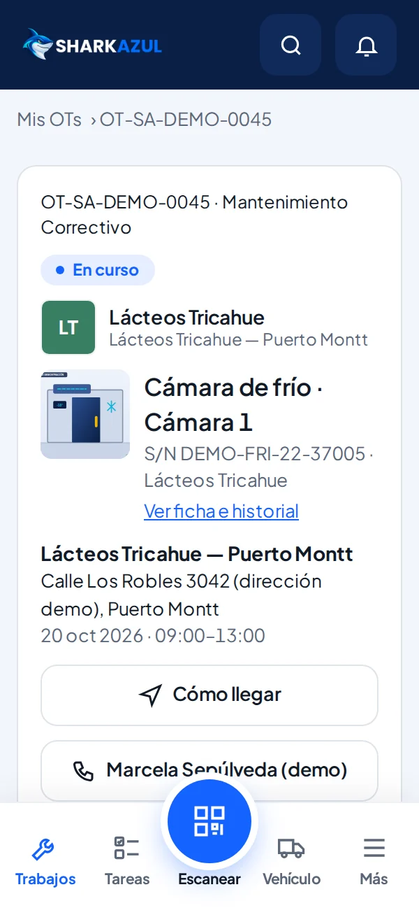 CMMS Servicio técnico